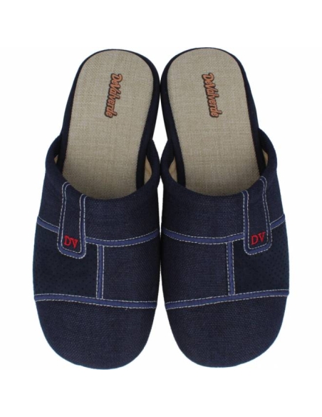 ZAPATILLA ESTAR POR CASA HOMBRE DEVALVERDE 3198 PINKI  RAYAS