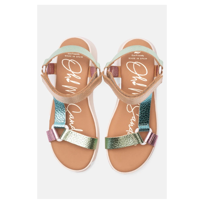 SANDALIAS PLANAS MUJER PLANTA DE GEL SANDALS 5653