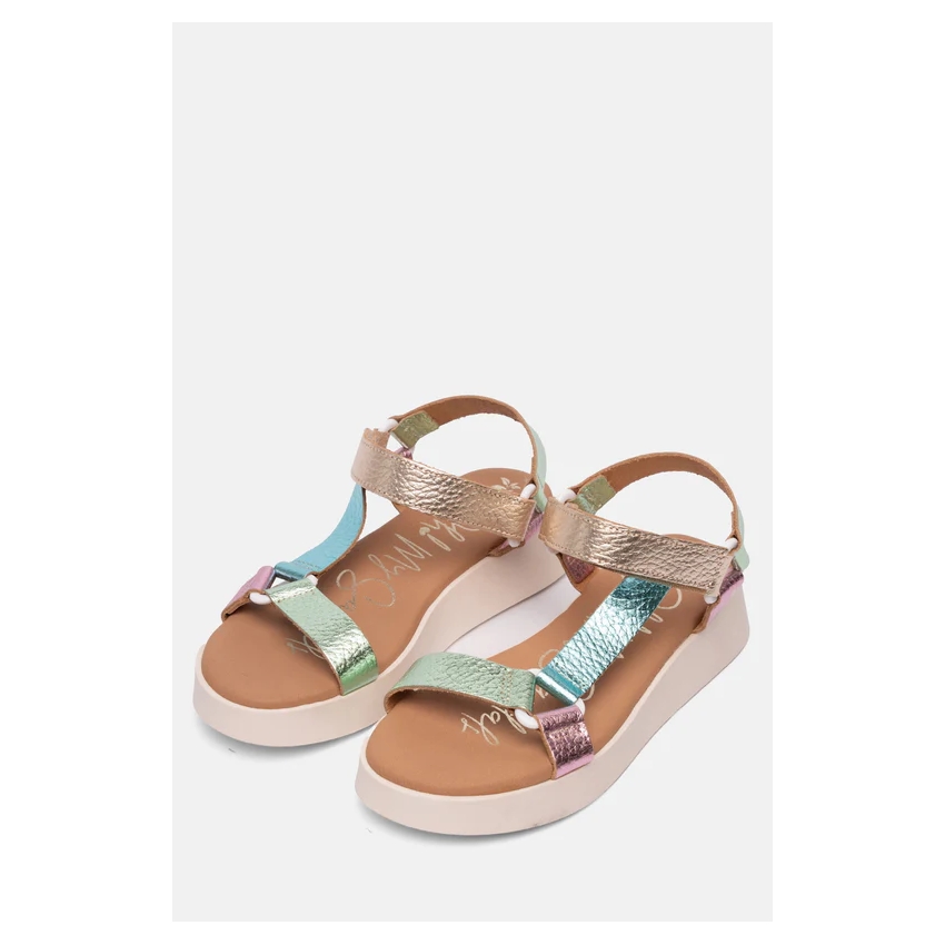 SANDALIAS PLANAS MUJER PLANTA DE GEL SANDALS 5653
