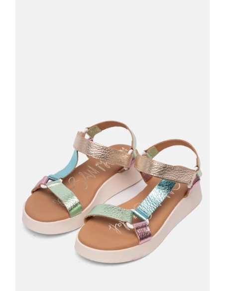 SANDALIAS PLANAS MUJER PLANTA DE GEL SANDALS 5653