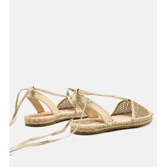 SANDALIAS PLANAS MUJER MUSTANG ATADA RAFIA 51841 2