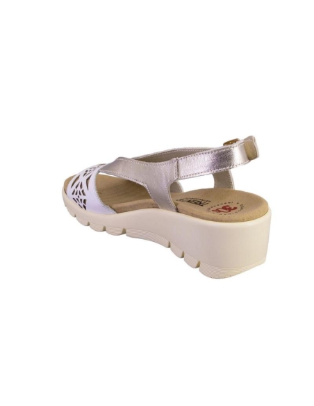 SANDALIAS PLANAS MUJER TREINTAS 4335  PLANTILLA EXTRAIBLE
