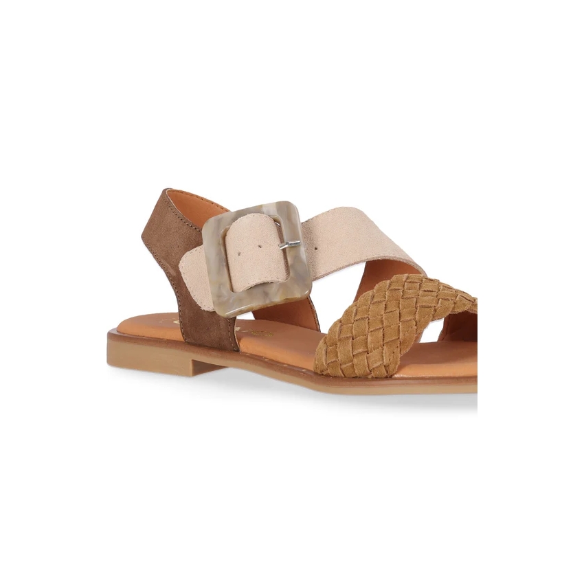 SANDALIAS PLANAS SERRAJE MUJER CHIKA 10  EN...