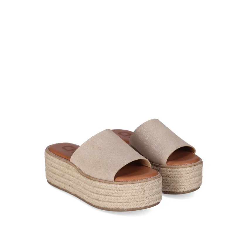 SANDALIA SERRAJE MUJER CHIKA 10 PIEL PLATAFORMA...