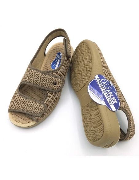 SANDALIAS MUJER DEVALVERDE FARMAFLEX  VELCRO 1543