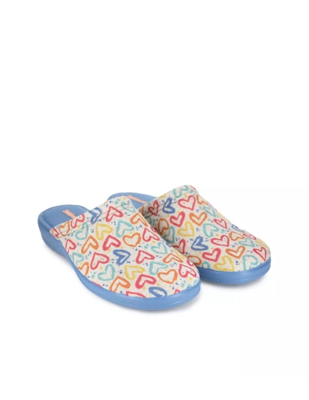 ZAPATILLA ESTAR POR CASA MUJER DVALVERDE ZUECO MULTICOLOR 15