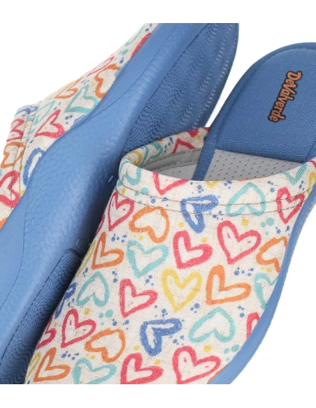 ZAPATILLA ESTAR POR CASA MUJER DVALVERDE ZUECO MULTICOLOR 15