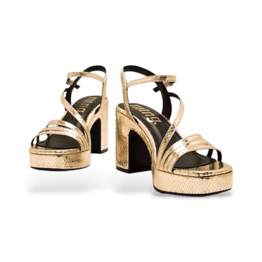 SANDALIAS TACON MARIAMARE 53436 ORO