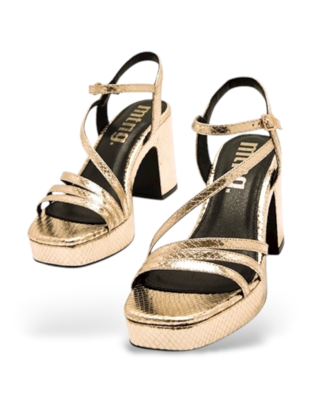 SANDALIAS TACON MARIAMARE 53436 ORO