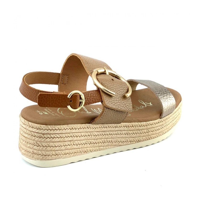 SANDALIAS PLANAS MUJER PLANTA DE GEL SANDALS 5705