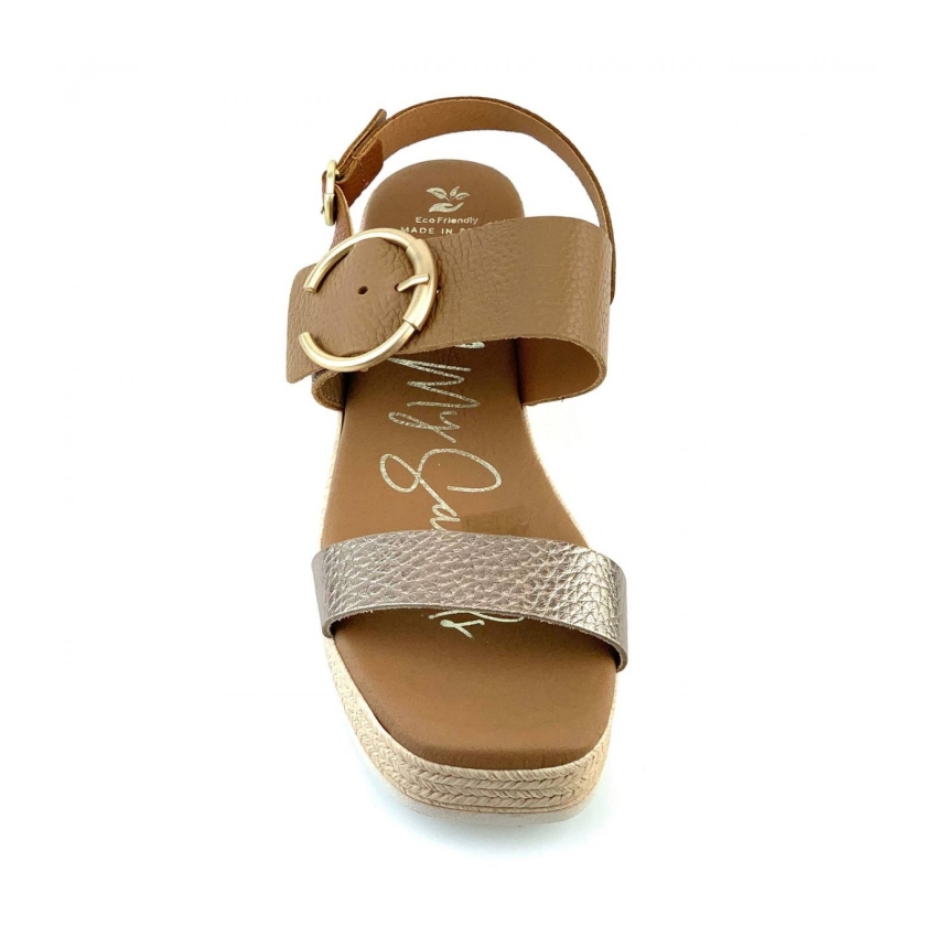 SANDALIAS PLANAS MUJER PLANTA DE GEL SANDALS 5705