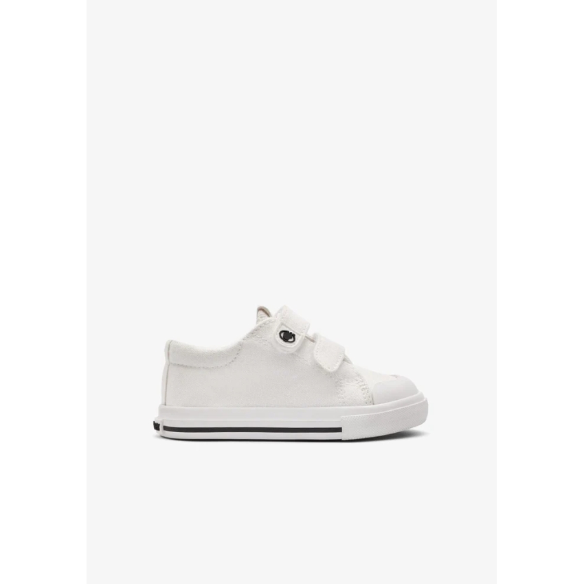 ZAPATILLAS RESPETUOSAS LONA BASICA BLANCA CONGUITOS TESH5000