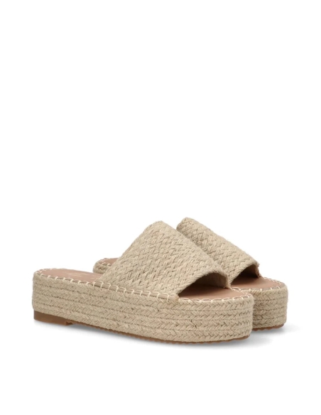 SANDALIAS PLATAFORMA CAÑAMO ETIKA NATURAL 10057