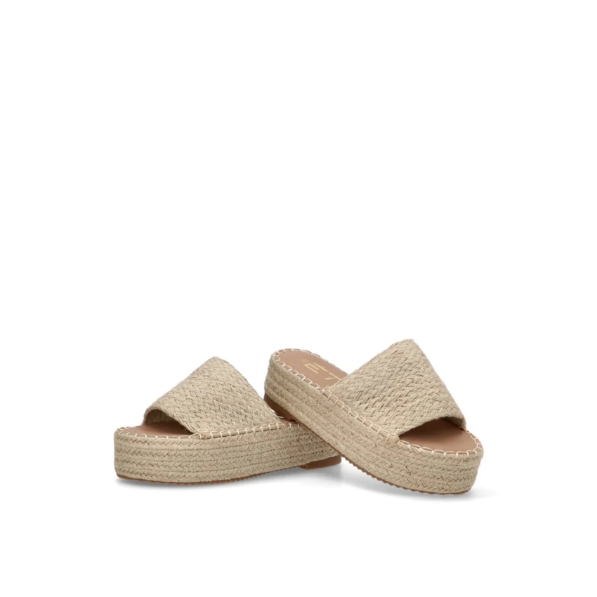 SANDALIAS PLATAFORMA CAÑAMO ETIKA NATURAL 10057