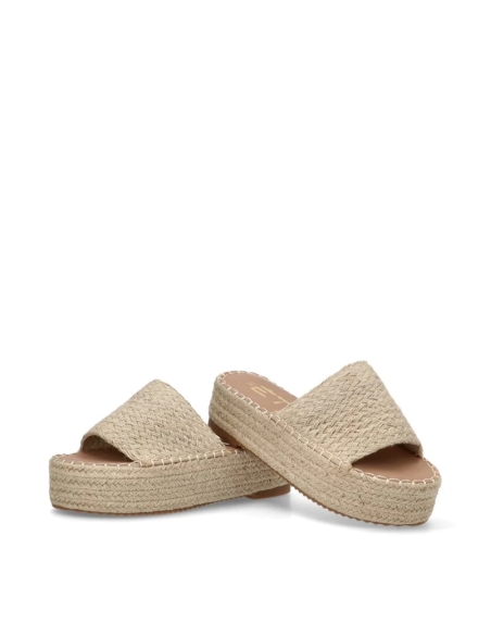 SANDALIAS PLATAFORMA CAÑAMO ETIKA NATURAL 10057