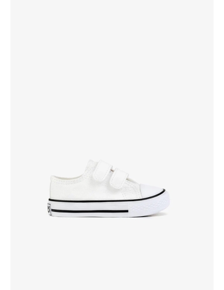 ZAPATILLA LONA UNISEX  BLANCA CONGUITOS OSSH141082- WHIT