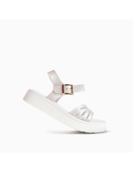 SANDALIA NIÑA PABLOSKY PLATAFORMA BLANCO 876904
