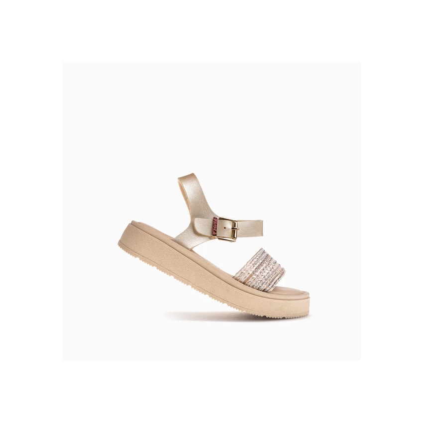 SANDALIA NIÑA PABLOSKY PLATAFORMA HUESO 876834