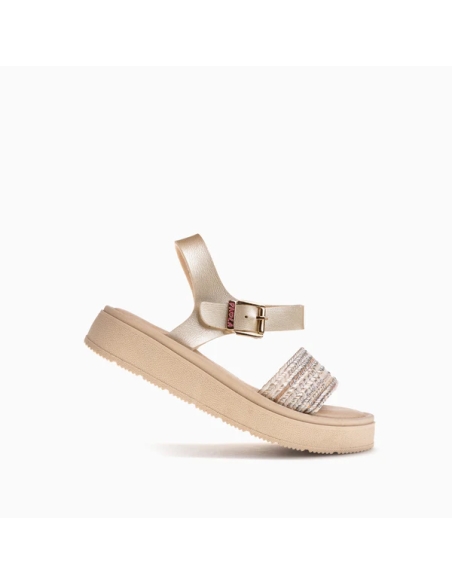 SANDALIA NIÑA PABLOSKY PLATAFORMA HUESO 876834