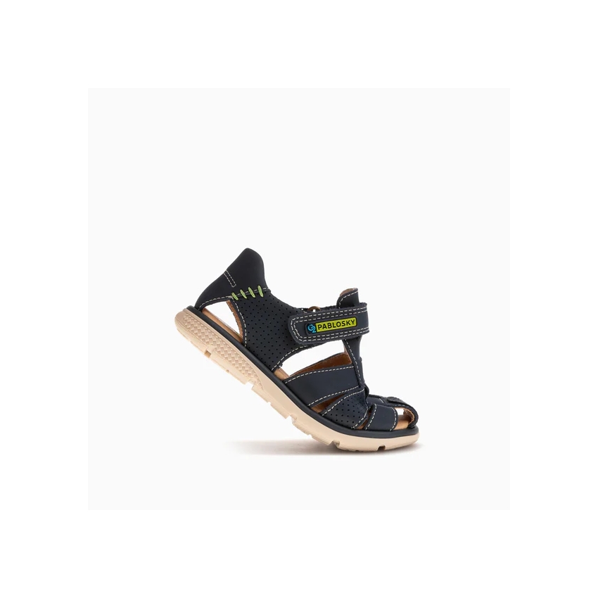 SANDALIA NIÑO PABLOSKY NOBUCK TECH NAVY 518023