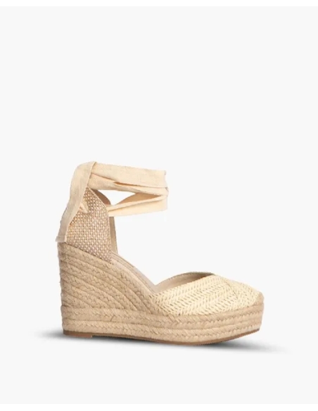SANDALIAS CUÑAS ESPARTO M4127 CORINA 10 CM ALTURA  CUÑA TRAS