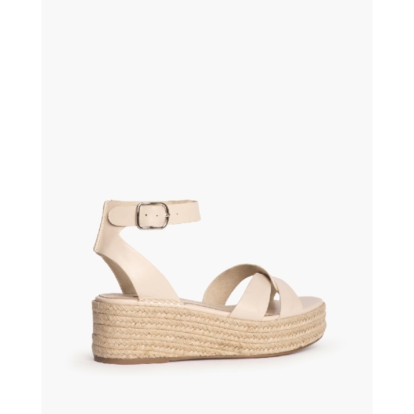 SANDALIAS PLANAS PLATAFORMA CAÑAMO M4390 CORINA