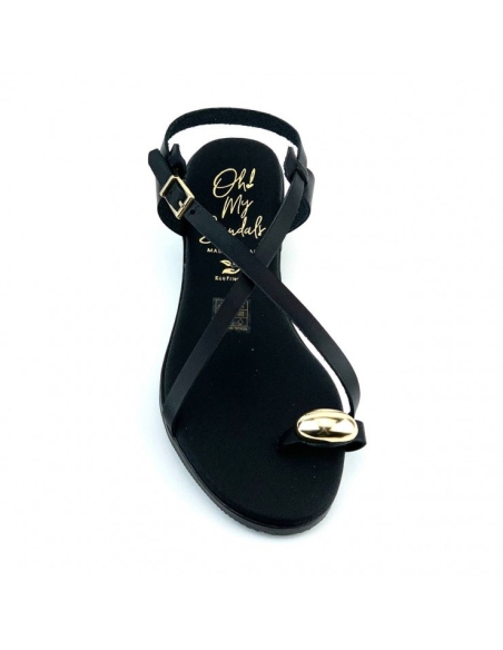 SANDALIA PLANA PIEL PLANTILLA DE GEL 5587 OH MY SANDALS