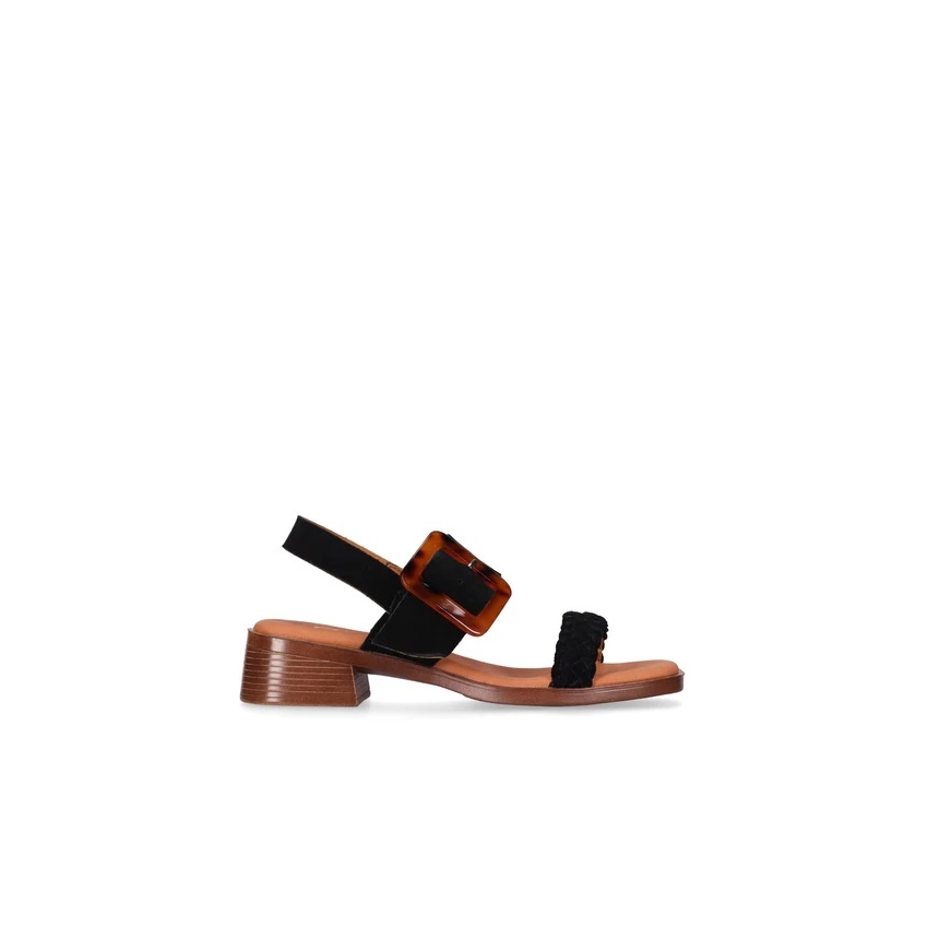 SANDALIAS DE MUJER CHIKA 10 PIEL TACON BAJO