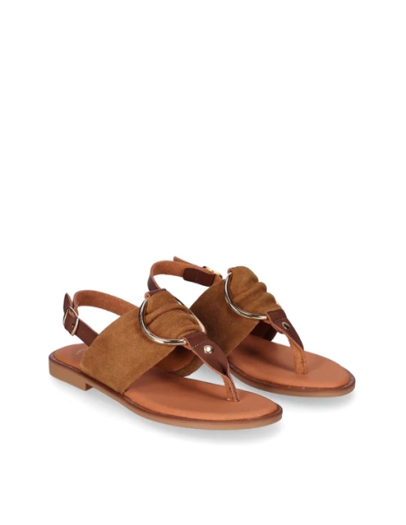 SANDALIAS SERRAJE DE MUJER CHIKA 10 PIEL TACON MEDIO