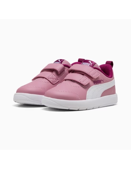 ZAPATILLA DEPORTE NIÑA VELCRO PUMA ROSA