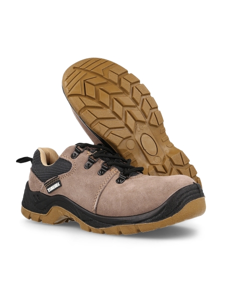 ZAPATO TRABAJO HOMBRE PAREDES SEGURIDAD SONORA MARRON