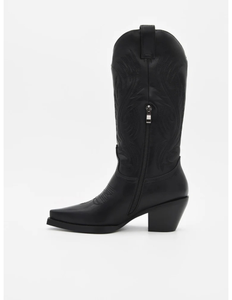 BOTA CAMPERA PLANTA PIEL, CAÑA DECORADA AZAREY