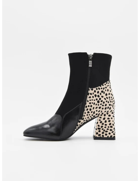 BOTIN TACON AZAREY PLANTA PIEL COMBI LEOPARDO