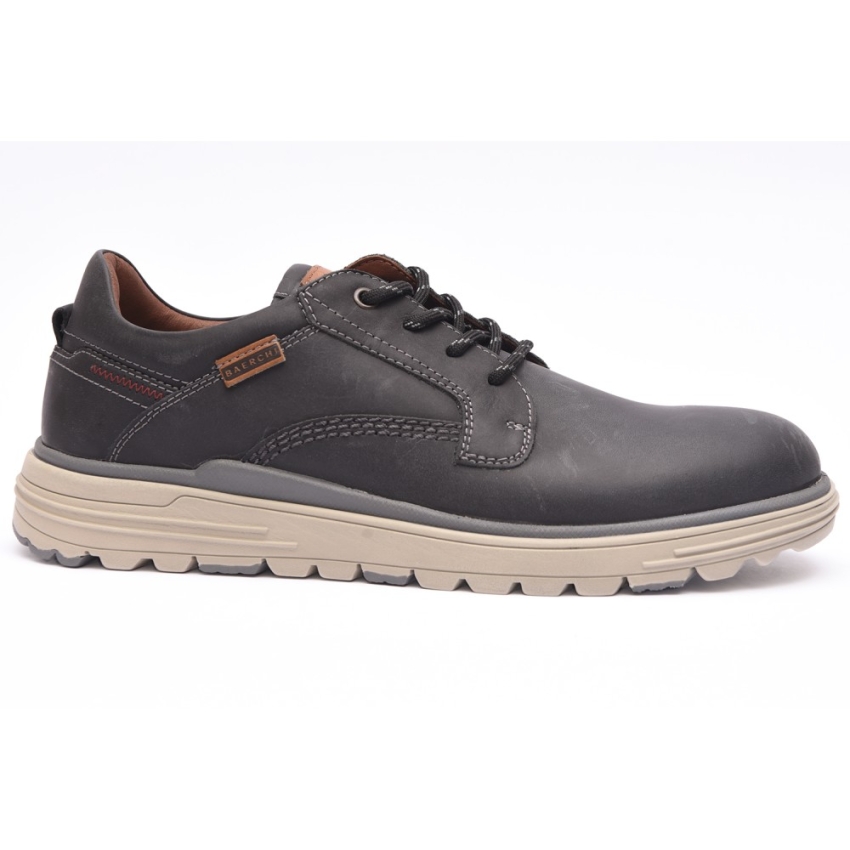 ZAPATOS HOMBRE 9350 BAERCHI ENGRASADO NEGRO SPORT