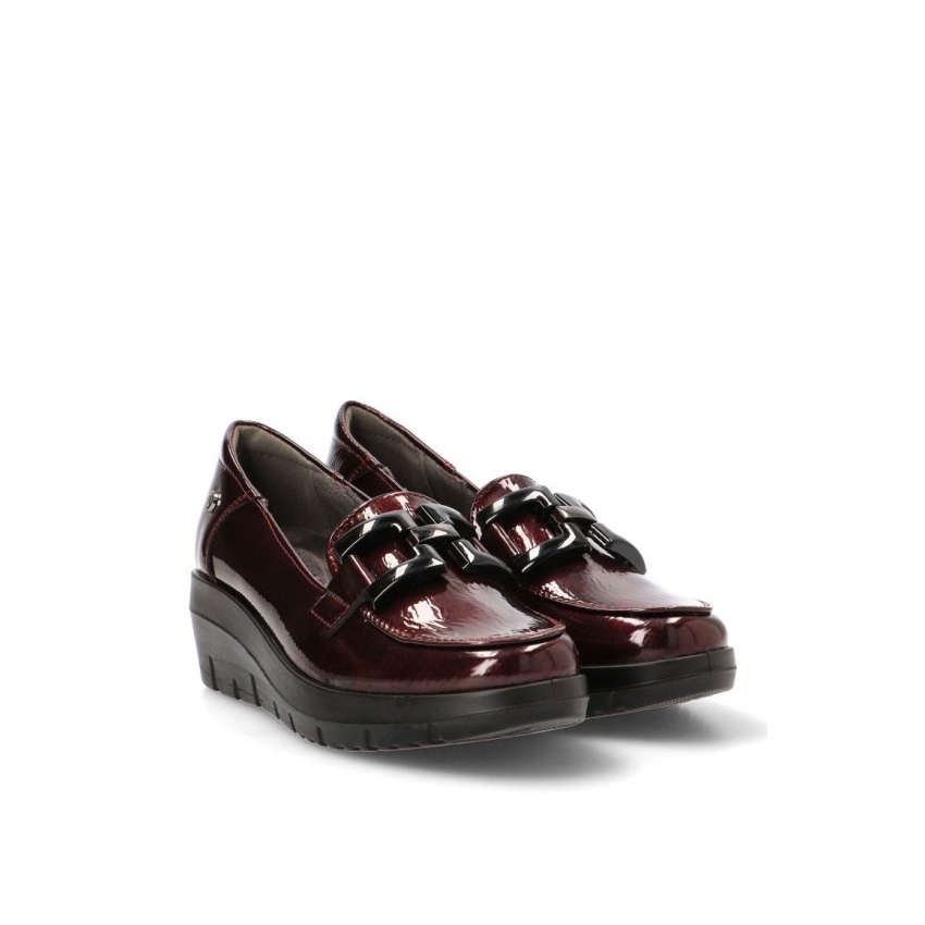 ZAPATOS PLANOS CASUAL 25M585 MY SOFT BURDEOS