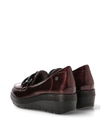 ZAPATOS PLANOS CASUAL 25M585 MY SOFT BURDEOS