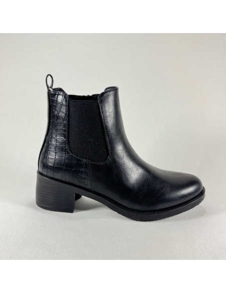 BOTIN TACON BAJO MYSOFT 25M681 NEGRO