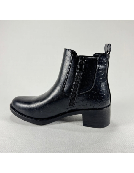 BOTIN TACON BAJO MYSOFT 25M681 NEGRO