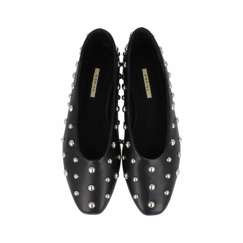 BAILARINAS CORINA PLANAS CON TACHAS REDONDAS M5596