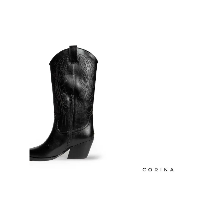 BOTA COWBOY CORINA POLIPIEL NEGRO M5810
