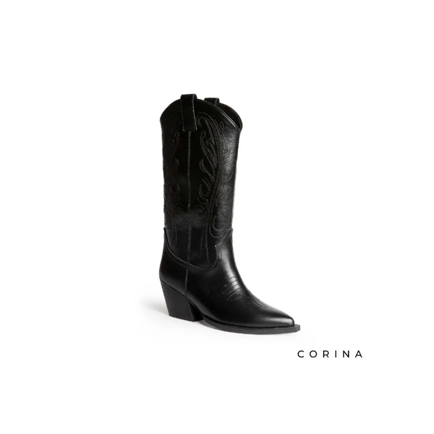 BOTA COWBOY CORINA POLIPIEL NEGRO M5810