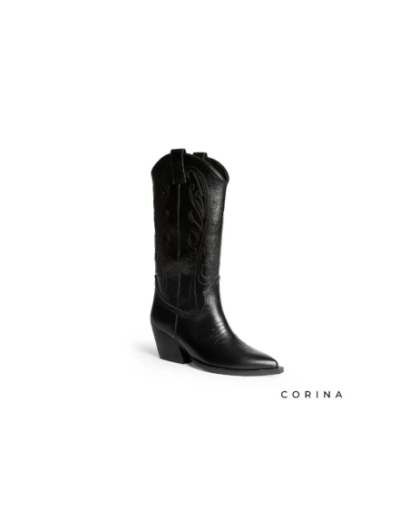 BOTA COWBOY CORINA POLIPIEL NEGRO M5810