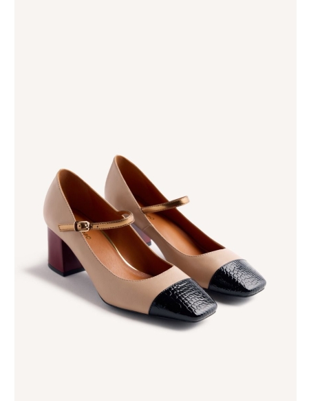 ZAPATOS DE TACON GIOSEPPO OKLEE BEIG