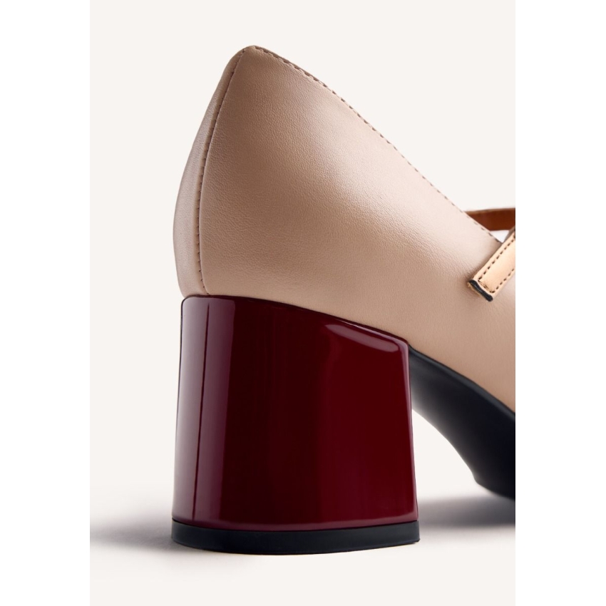 ZAPATOS DE TACON GIOSEPPO OKLEE BEIG