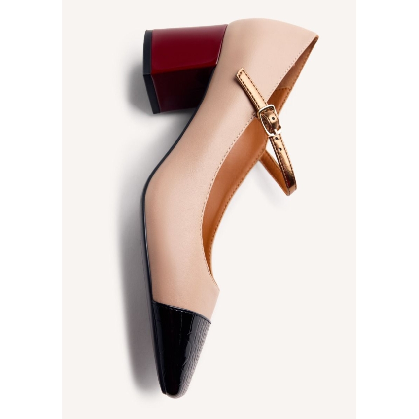 ZAPATOS DE TACON GIOSEPPO OKLEE BEIG