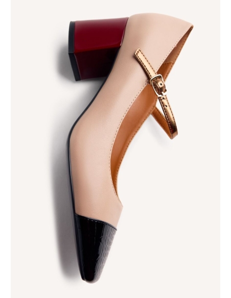 ZAPATOS DE TACON GIOSEPPO OKLEE BEIG