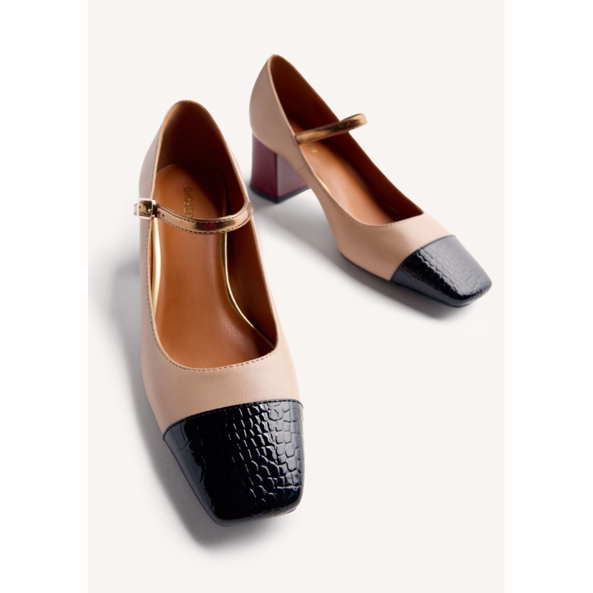 ZAPATOS DE TACON GIOSEPPO OKLEE BEIG