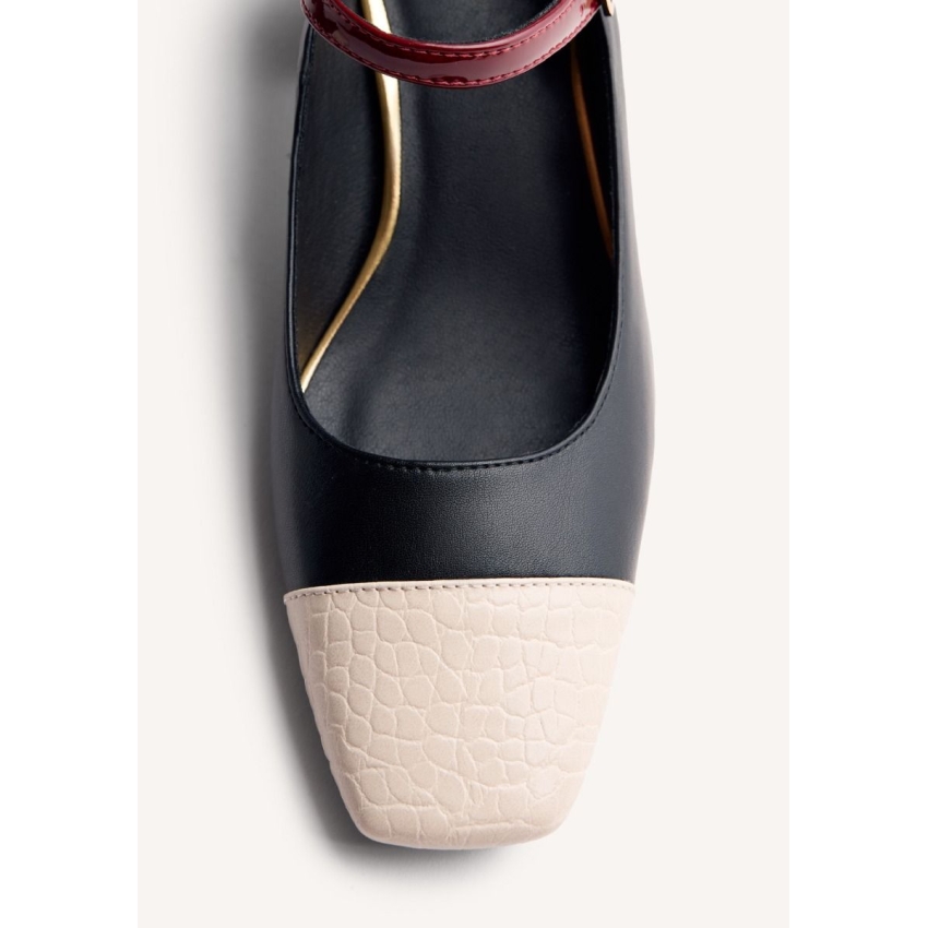 ZAPATOS DE TACON GIOSEPPO  OKLEE NEGRO