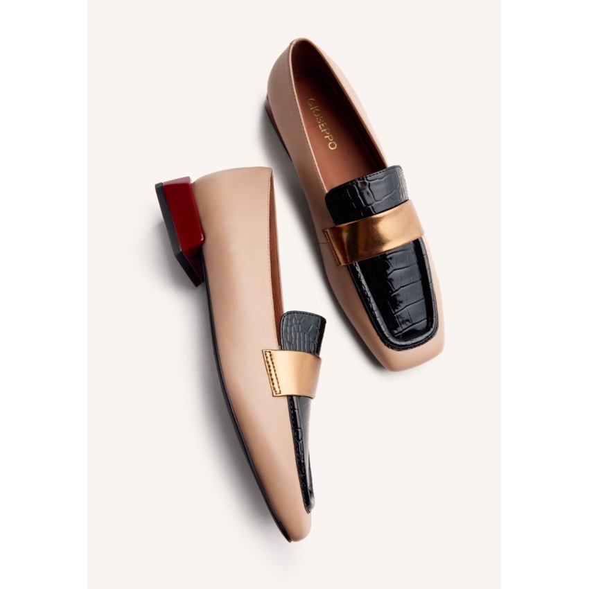 MOCASIN MUJER GIOSEPPO FRIDLEY BEIG