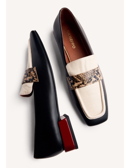 MOCASIN MUJER GIOSEPPO FRIDLEY NEGRO